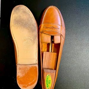 Handmade leather loafers